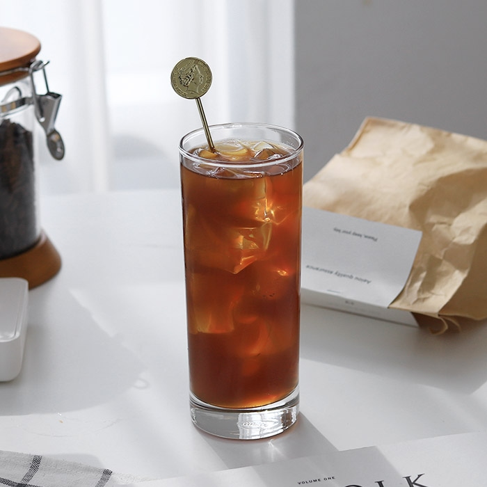 네이쳐리빙 오션글라스 뉴욕 아이스커피잔 340ml 2P