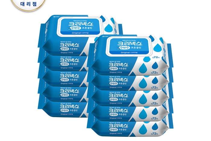 물티슈 > 수앤수코튼 오리지널 캡 72매*10팩 | 오늘의집 쇼핑 수앤수코튼 오리지널 캡 72매*10팩