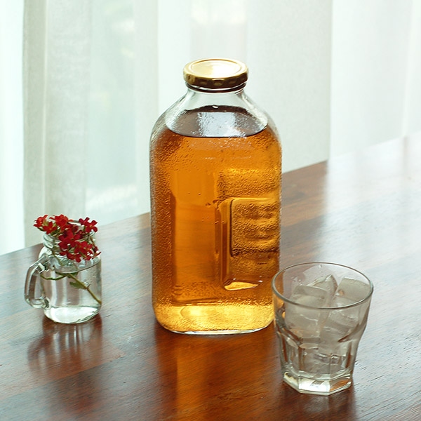 알럽하우스 델몬트 쥬스 유리병 레트로 훼미리 쥬스 물병 1.5L