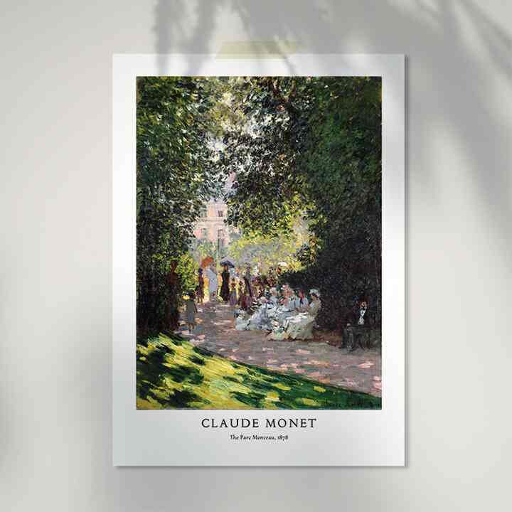 Claude Monet, The Parc Monceau ポスター