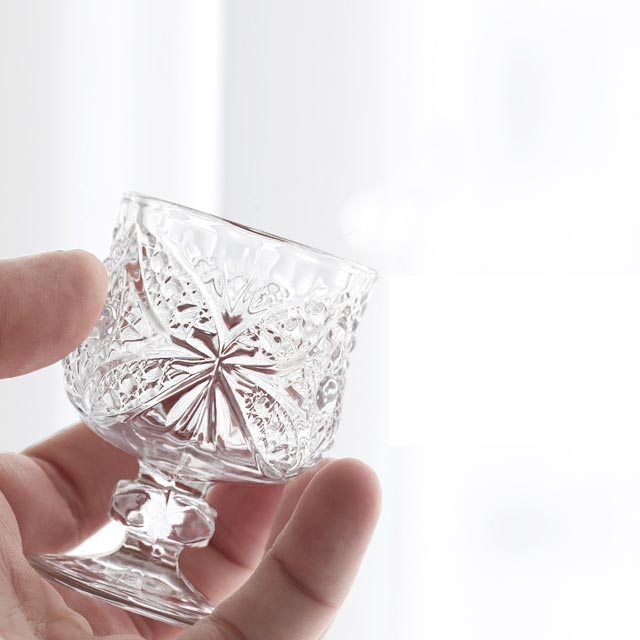 알럽하우스 빈티지 레트로 글라스 소주잔 50ml