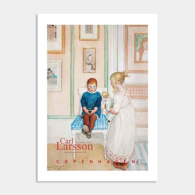 Carl Larsson - Say are you? ポスター