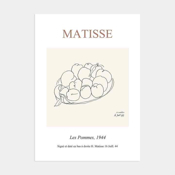 Henri Matisse アートポスター / 55 Les Pommes［6サイズ］