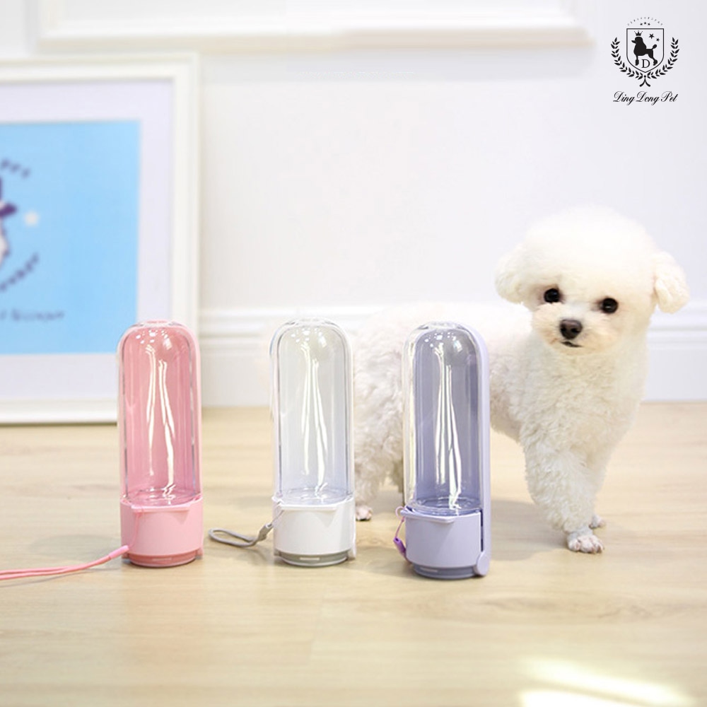 딩동펫 반려동물 접이식 휴대용 파스텔 물병 3colors