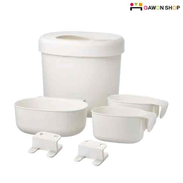 ÖNSKLIG オンスクリグ 収納バスケット おむつ替え台用 4個セット