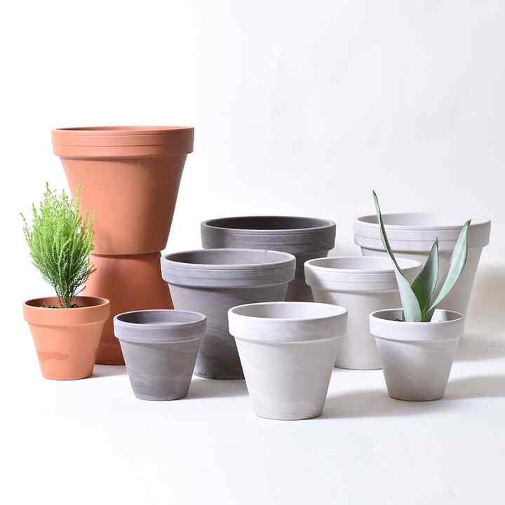 ドイツ製テラコッタ鉢［4色］