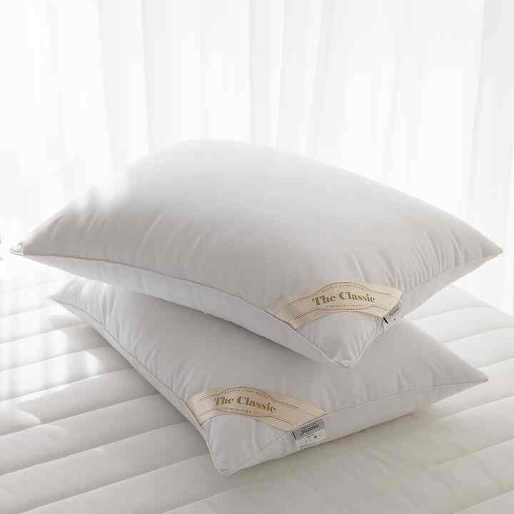 The classic プレミアム ダウンピール 枕 50x70cm