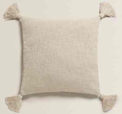 タッセル クッションカバー【3size】【2colors】