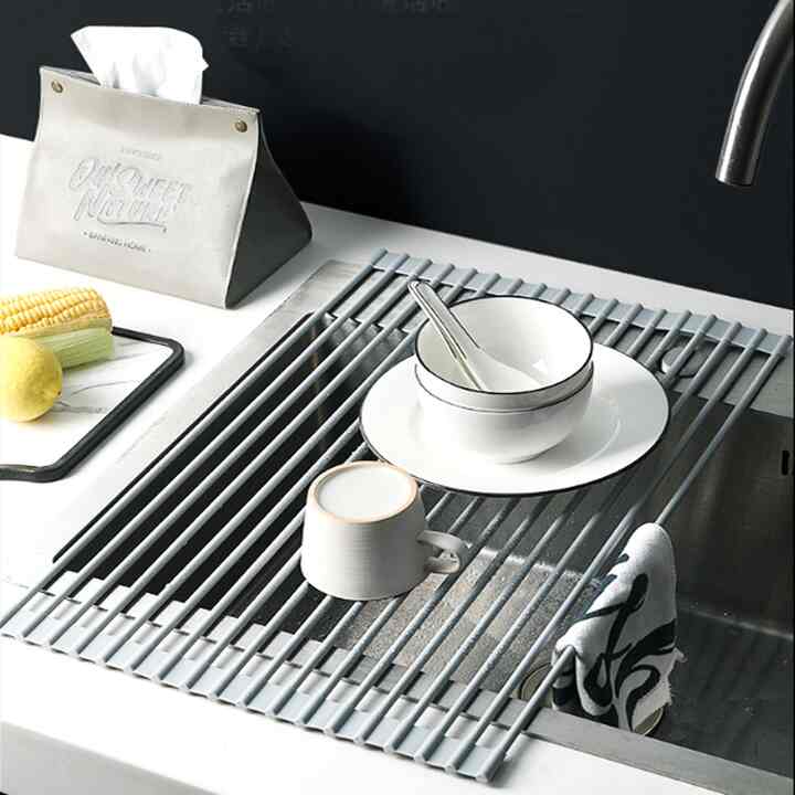 ステンレス シンク 水切りマット［2色］