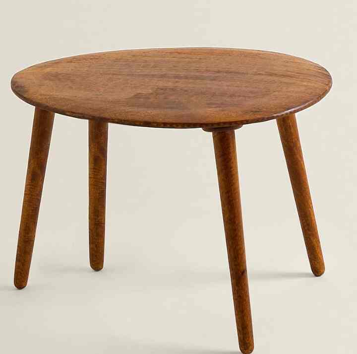 ベベル ウッドテーブル 60 X 70 X 46 CM