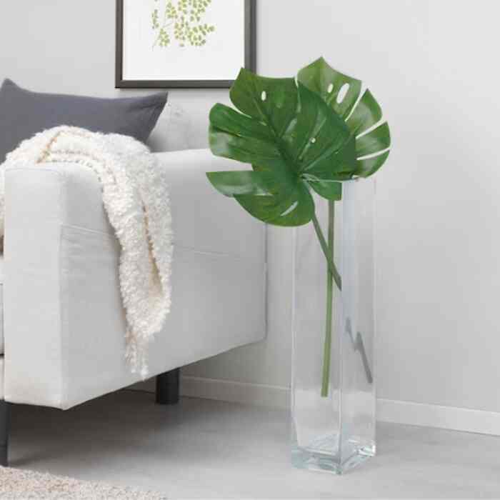 SMYCKA, Daun tiruan, monstera/hijau, 80 cm