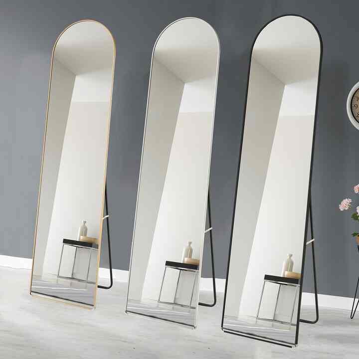 シンプルライフ ドームスタンド式全身ミラー