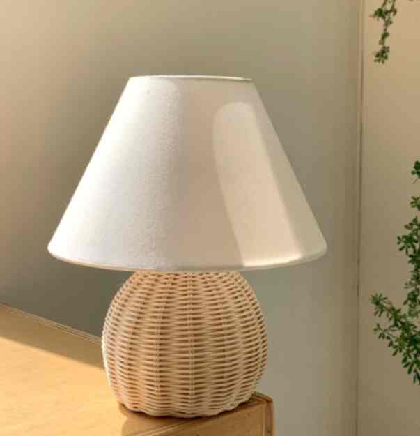 ラタン テーブルランプ