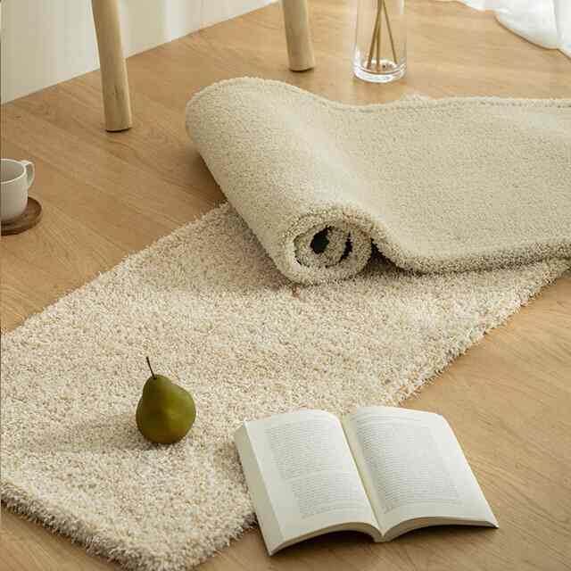 ラビリンシャギーキッチンマット［2色］