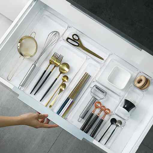 引き出し収納トレイ（滑り止め付き）［8種］