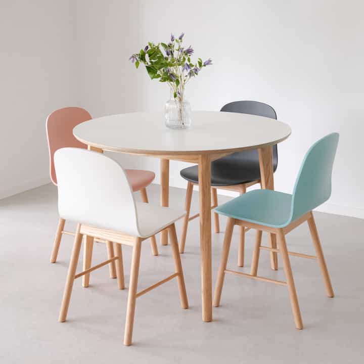 ホワイトシンフォニー 第2楽章 ラウンドテーブル 100㎝