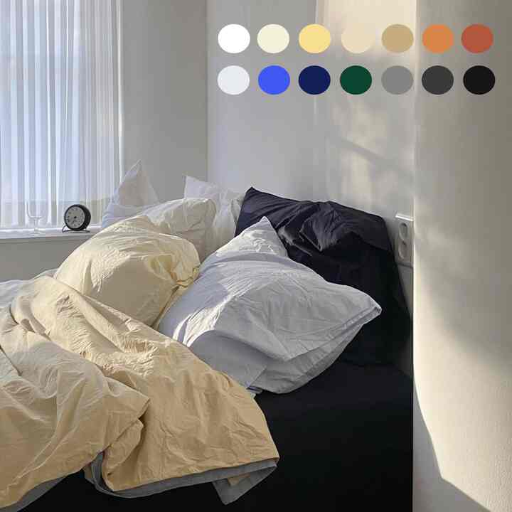 EVERYDAY COTTON 布団カバーセット［25色・3サイズ］