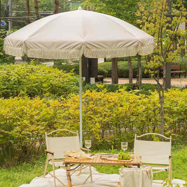 ベージュタッセルパラセル