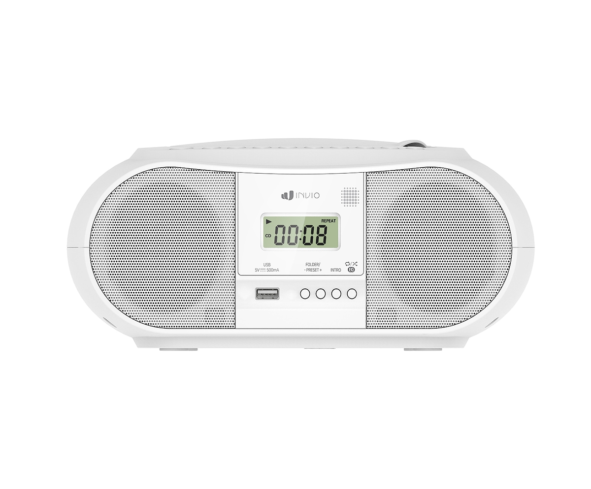 인비오 고출력 블루투스 CD플레이어 FM라디오 IV-CD100