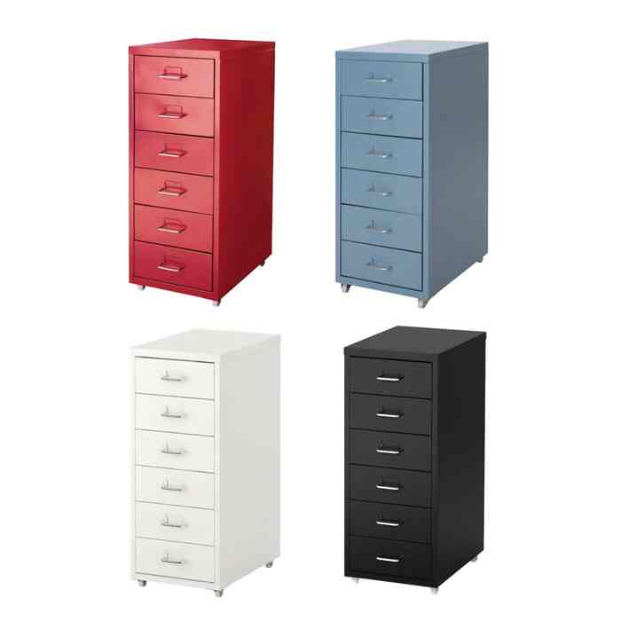 HELMER, Unit laci beroda, putih, 28x69 cm