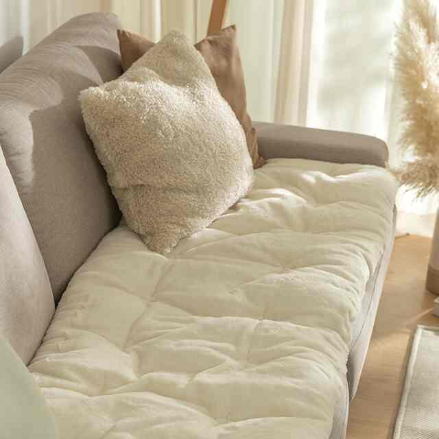 コージーマイクロファイバーソファーパッド