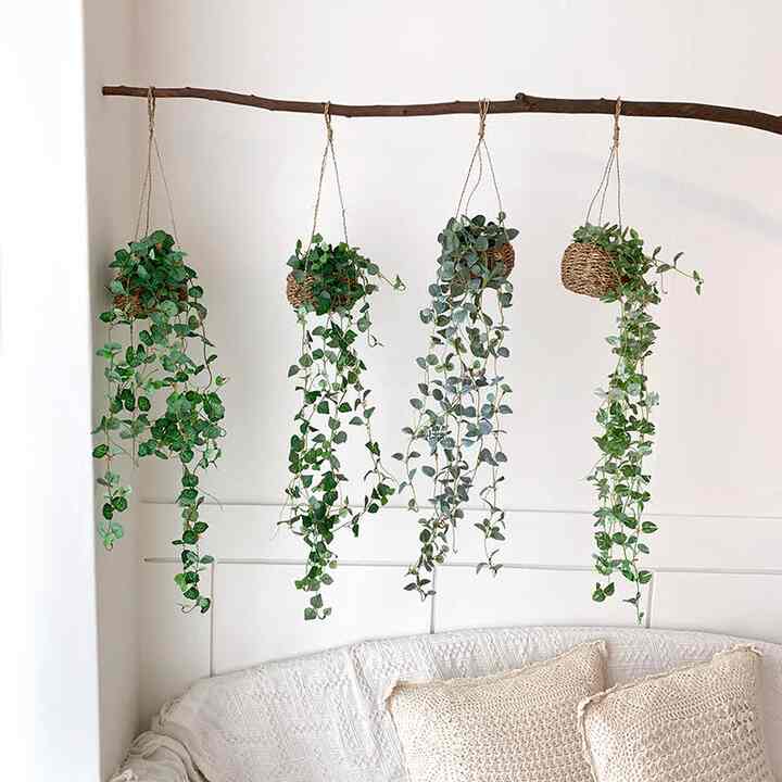 ラブチェーン ハンギングプランツ 造花［4種］