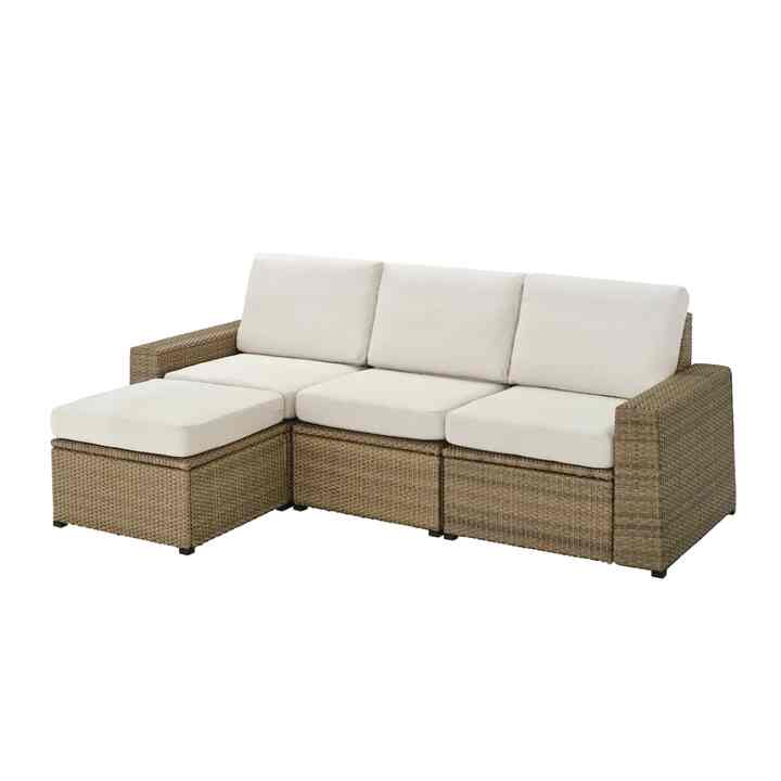 SOLLERÖN ソッレローン 3人掛けモジュールソファ 屋外用