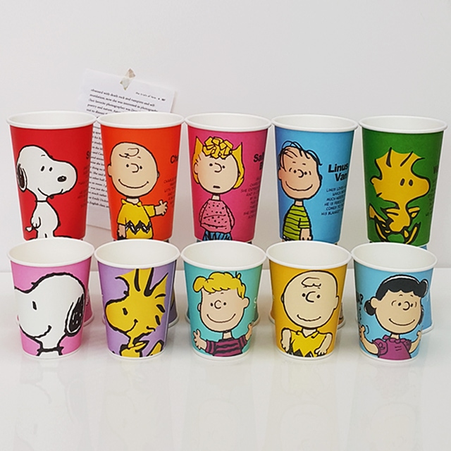 퍼니키친 스누피 종이컵 5p세트 13oz