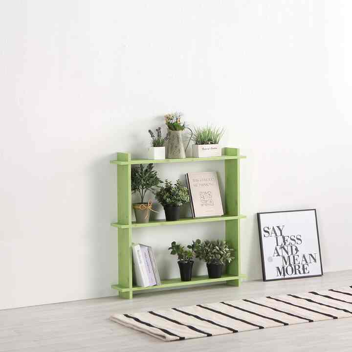 キウム 高いプラントスタンド 80cm 3段［3色］