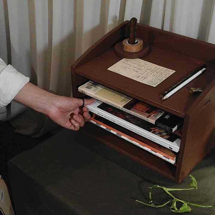 Keep Paper ウッドデスク書類入れ