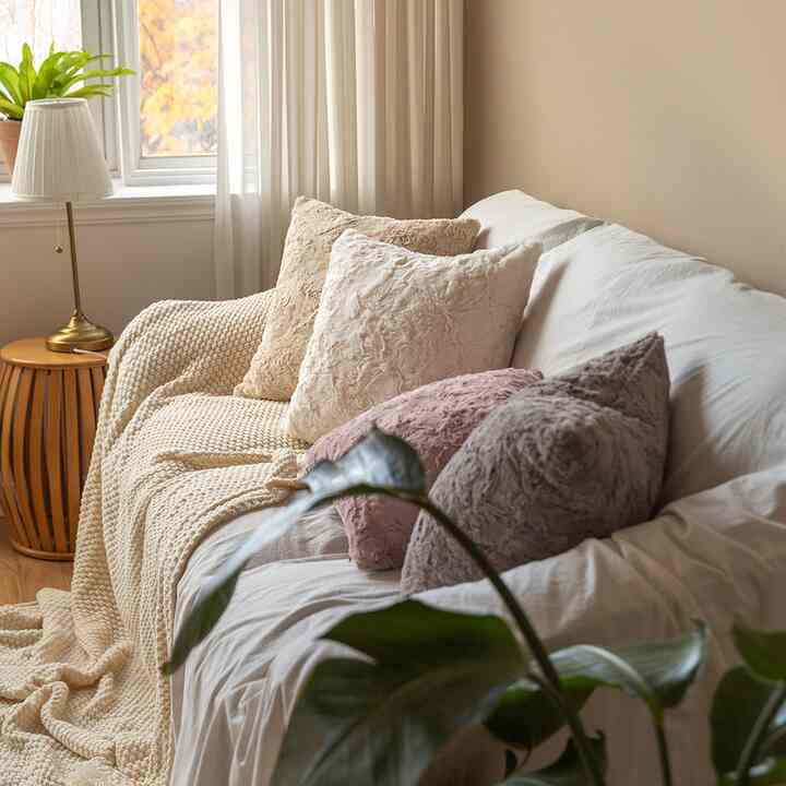 Warm popo クッションカバー［4色］