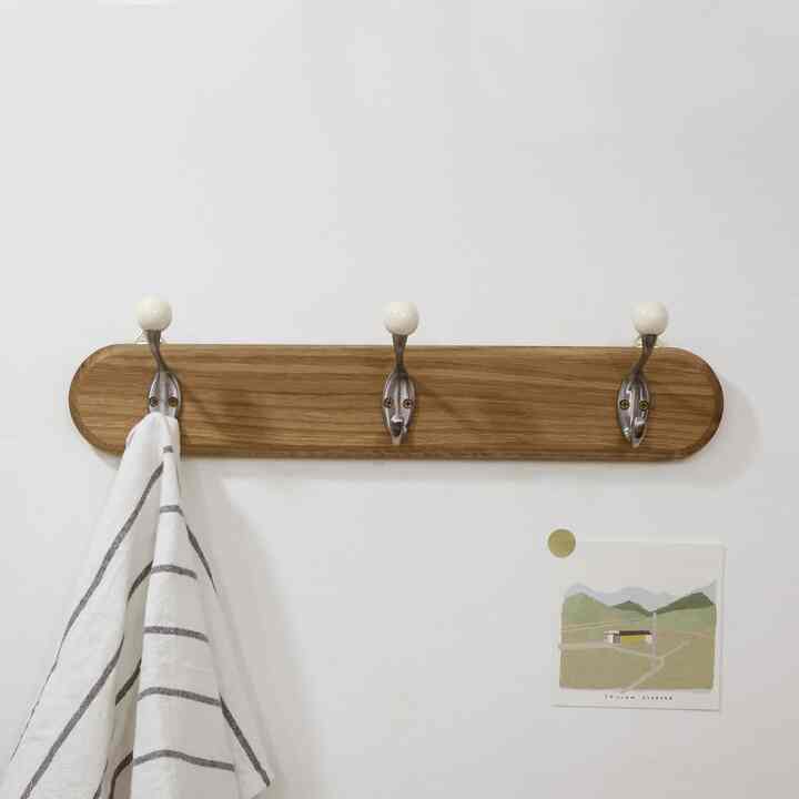 ヴィンテージ風 コートラック2 3口［2色］