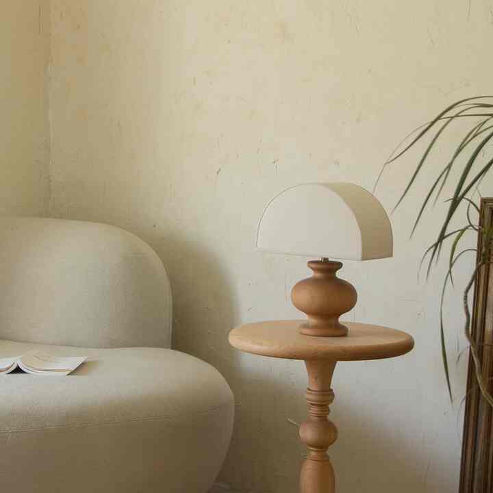 ウッドテーブルランプ LOO5［3色］