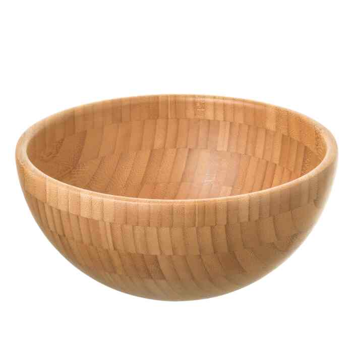 BLANDA MATT Mangkuk saji, bambu, 20 cm