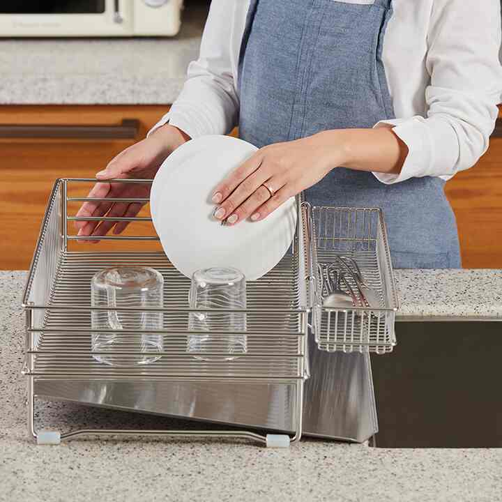 ステンレス 水切りかご A型