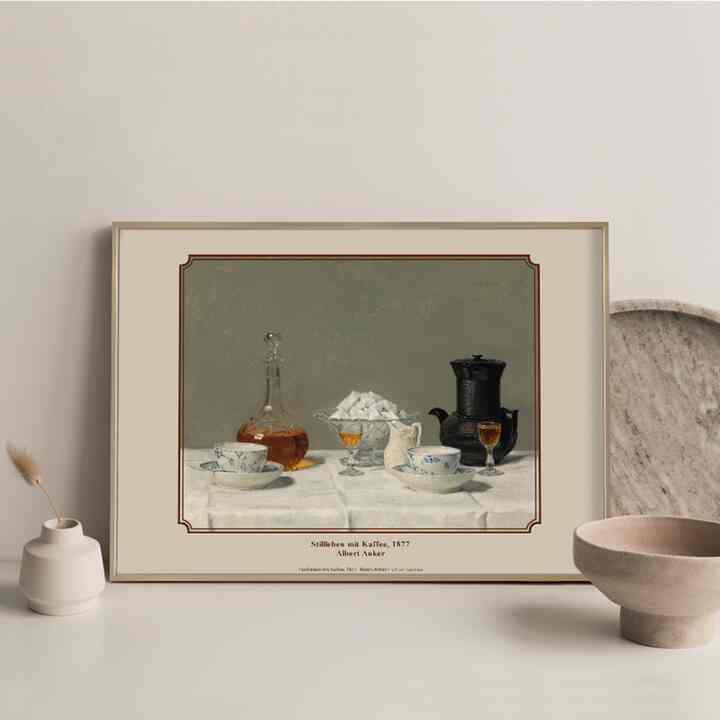 インテリアポスター 08 Stillleben mit Kaffe