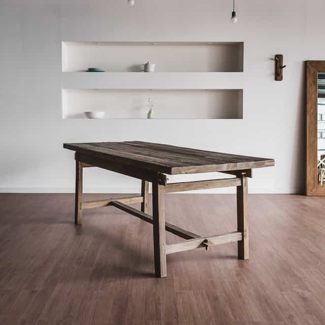 ニレ材 テーブル 210cm 古材