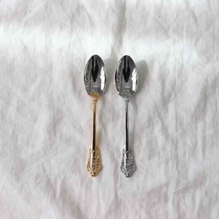 アンチーク クラシック カトラリー セット ティースープン 16cm［2色］