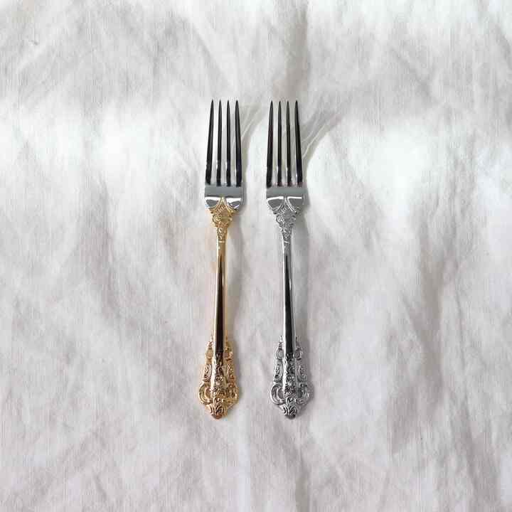 アンティーク カトラリー ティーフォーク 15cm［2色］