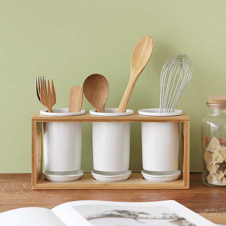 ハートウッド カトラリースタンド 3段