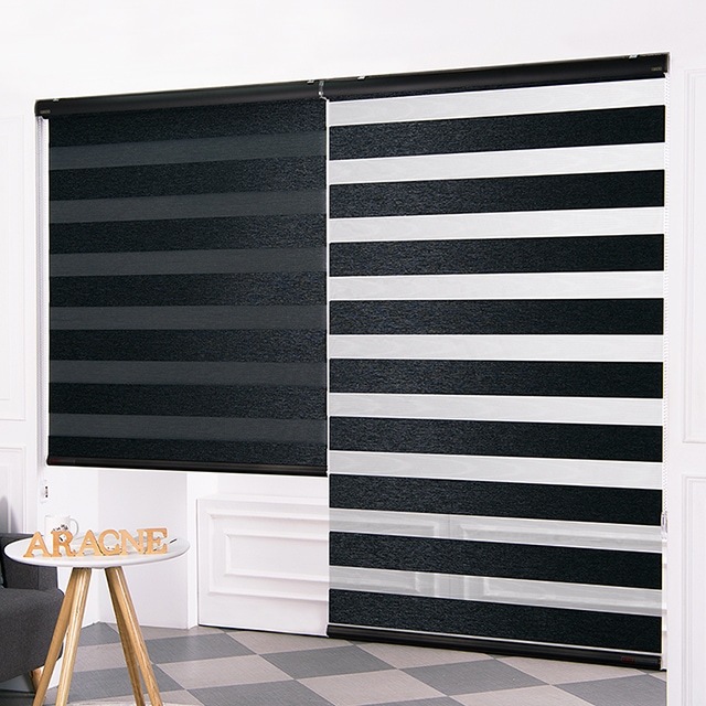 아라크네 맞춤 암막듀얼쉐이드 광폭아테나 콤비블라인드 18color