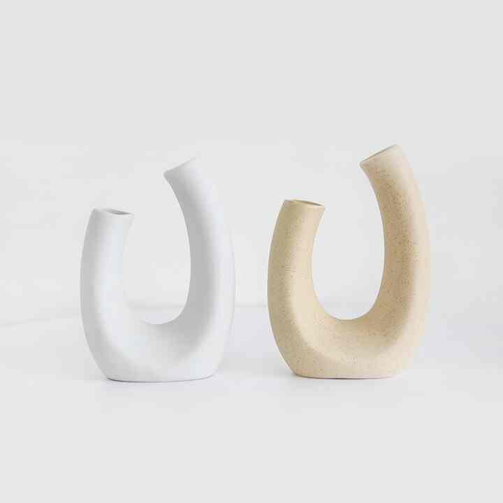 セラミック オブジェ フラワベース