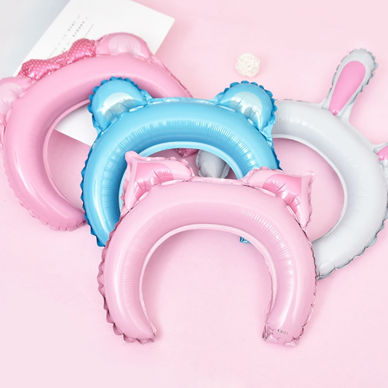 트렌즈 생일 기념일 파티 동물 애니멀 풍선 머리띠 DD-09942