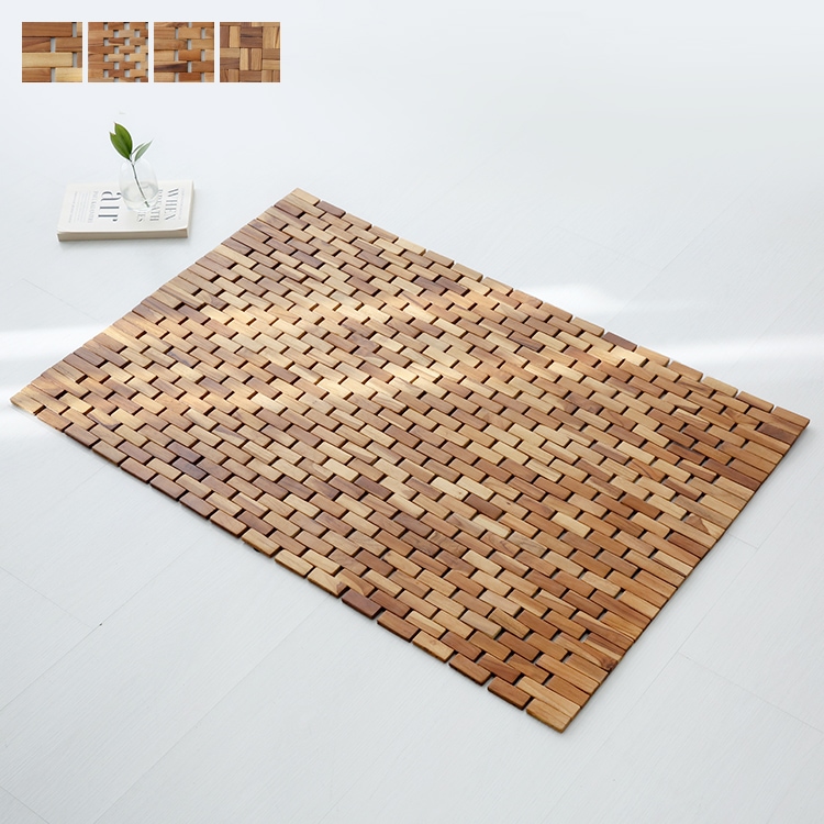 마켓비 KOMATO 원목롤매트 티크 60x90