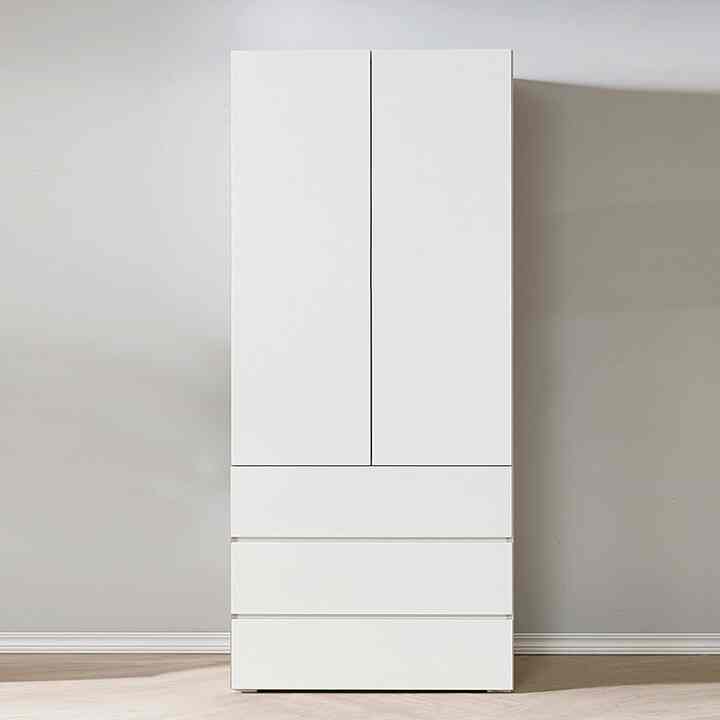 カーストタッチ クローゼット 3段 800［2色］