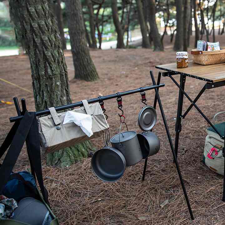 軽量折り畳めるランタンスタンド【3size】