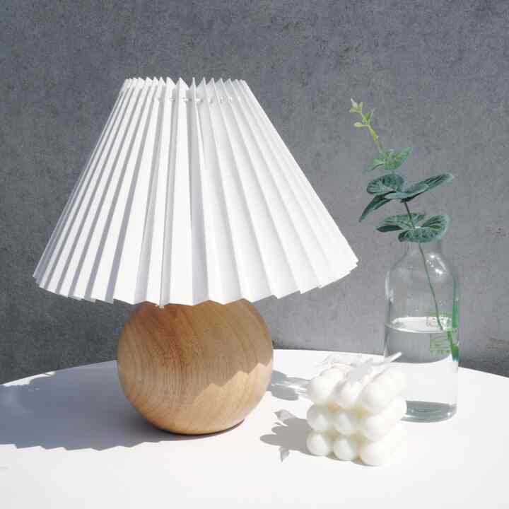 Pleated テーブルランプ［2色］