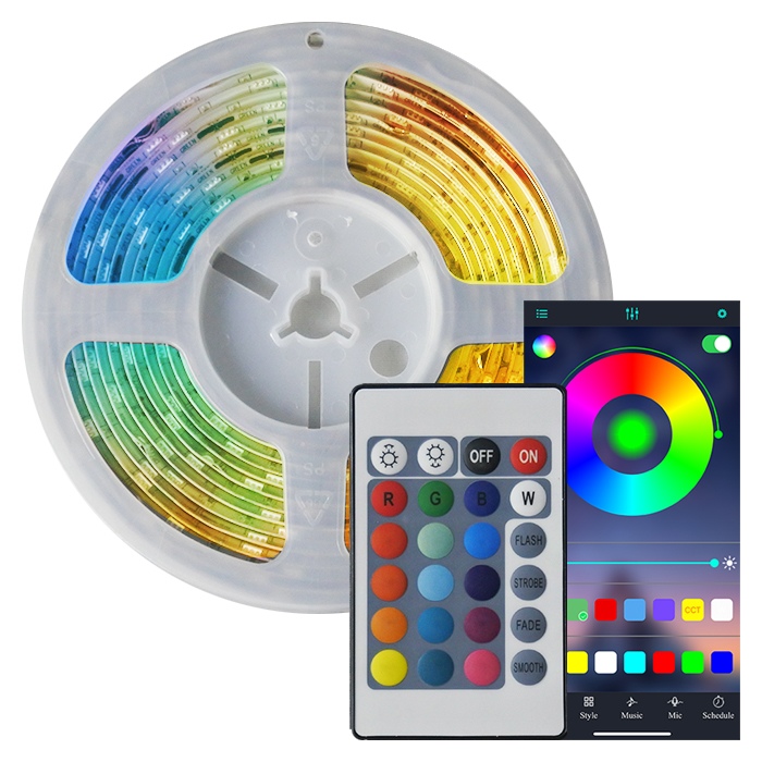 참라이팅 LED RGB 색변환 스트립바 간접조명 무드등 컴퓨터
