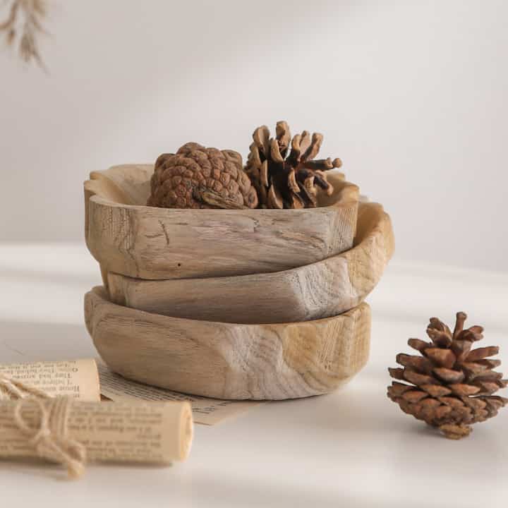 チーク古材 ボウルミニ