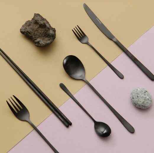 無光 ヌード カトラリー［3色・6種］